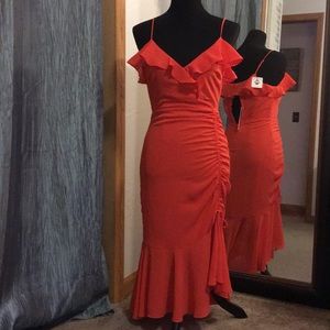 Lady in Red Sexy Dress